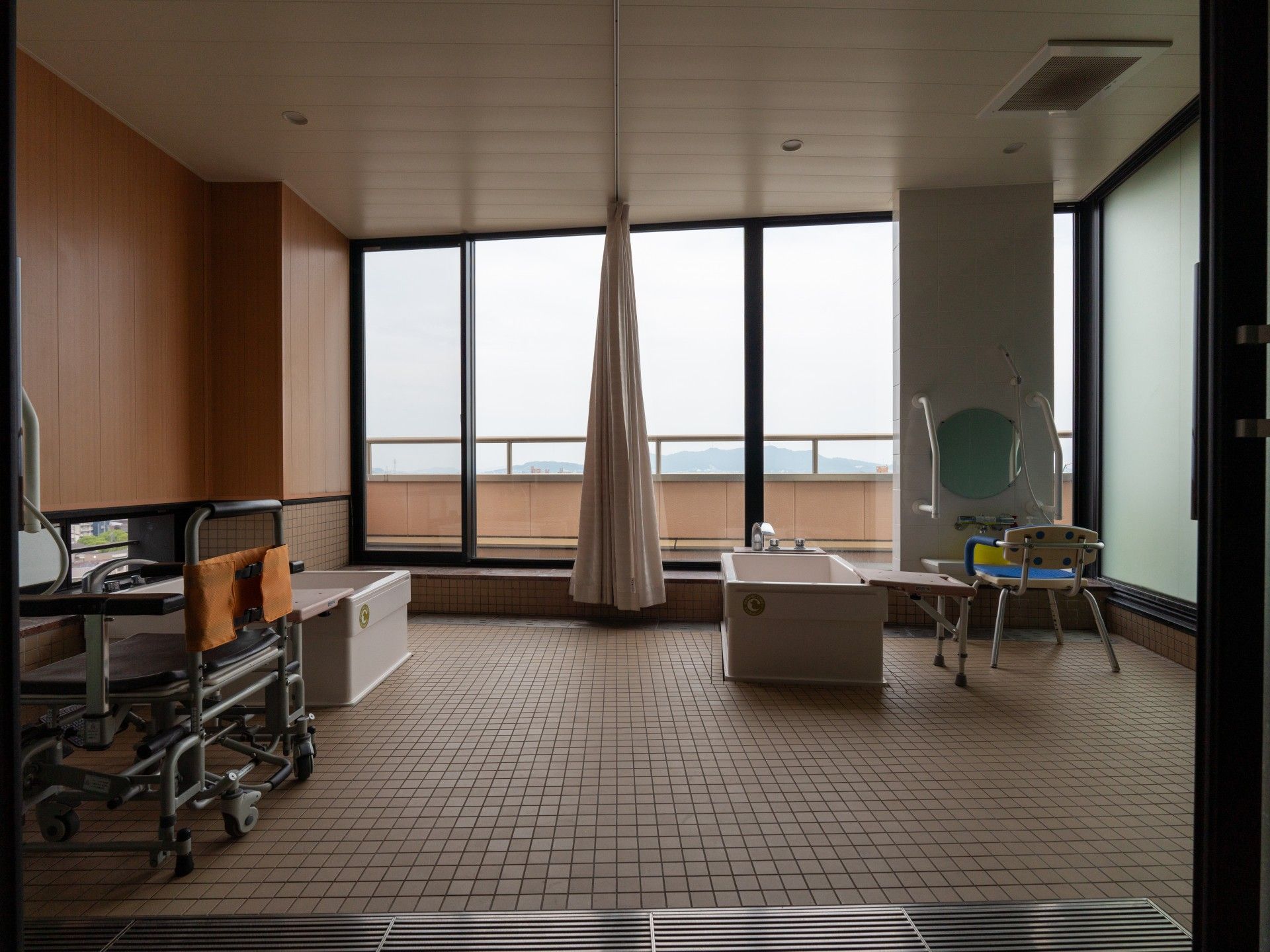 ゆったり浴室の一角