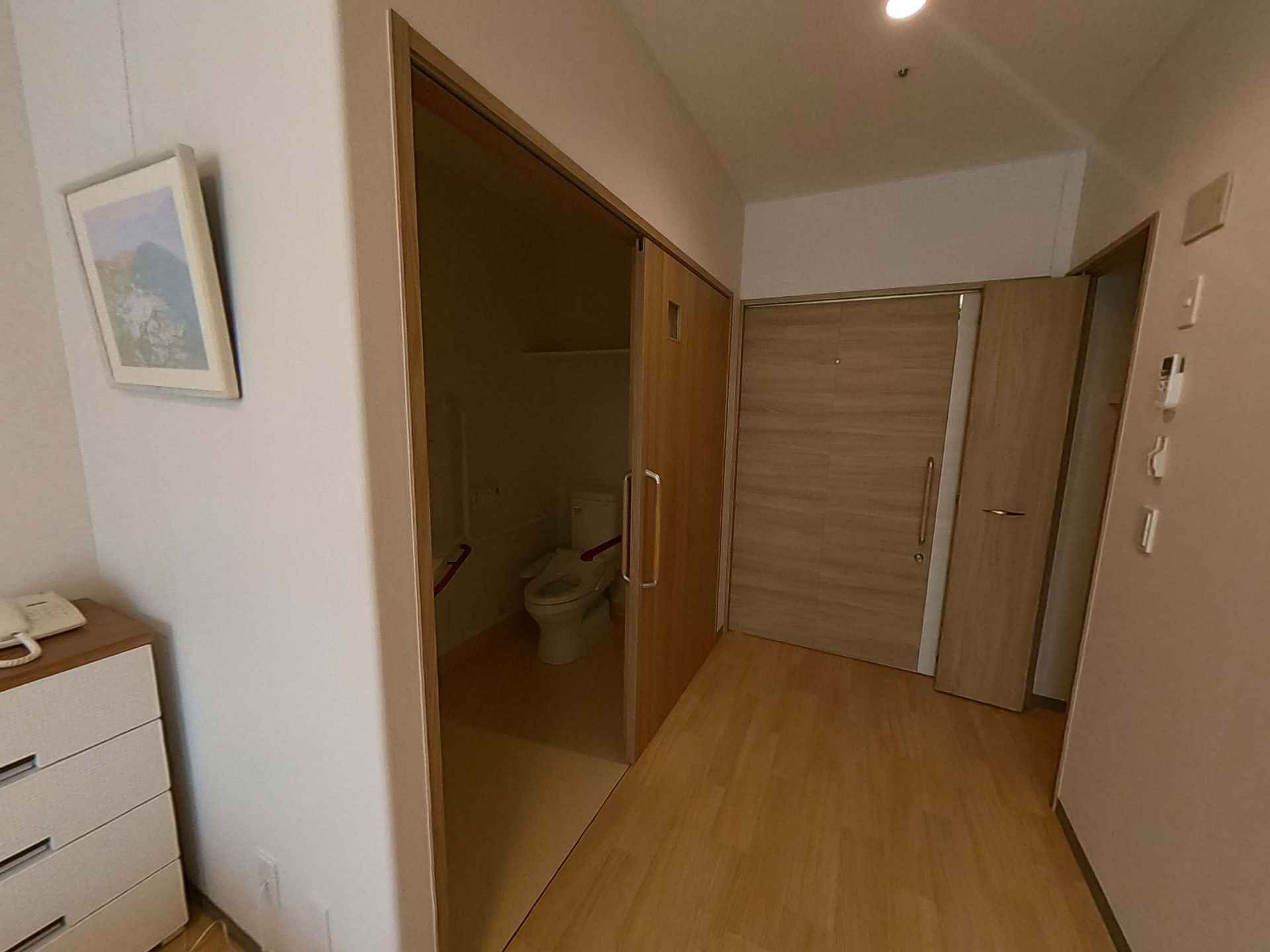トイレ付きの居室