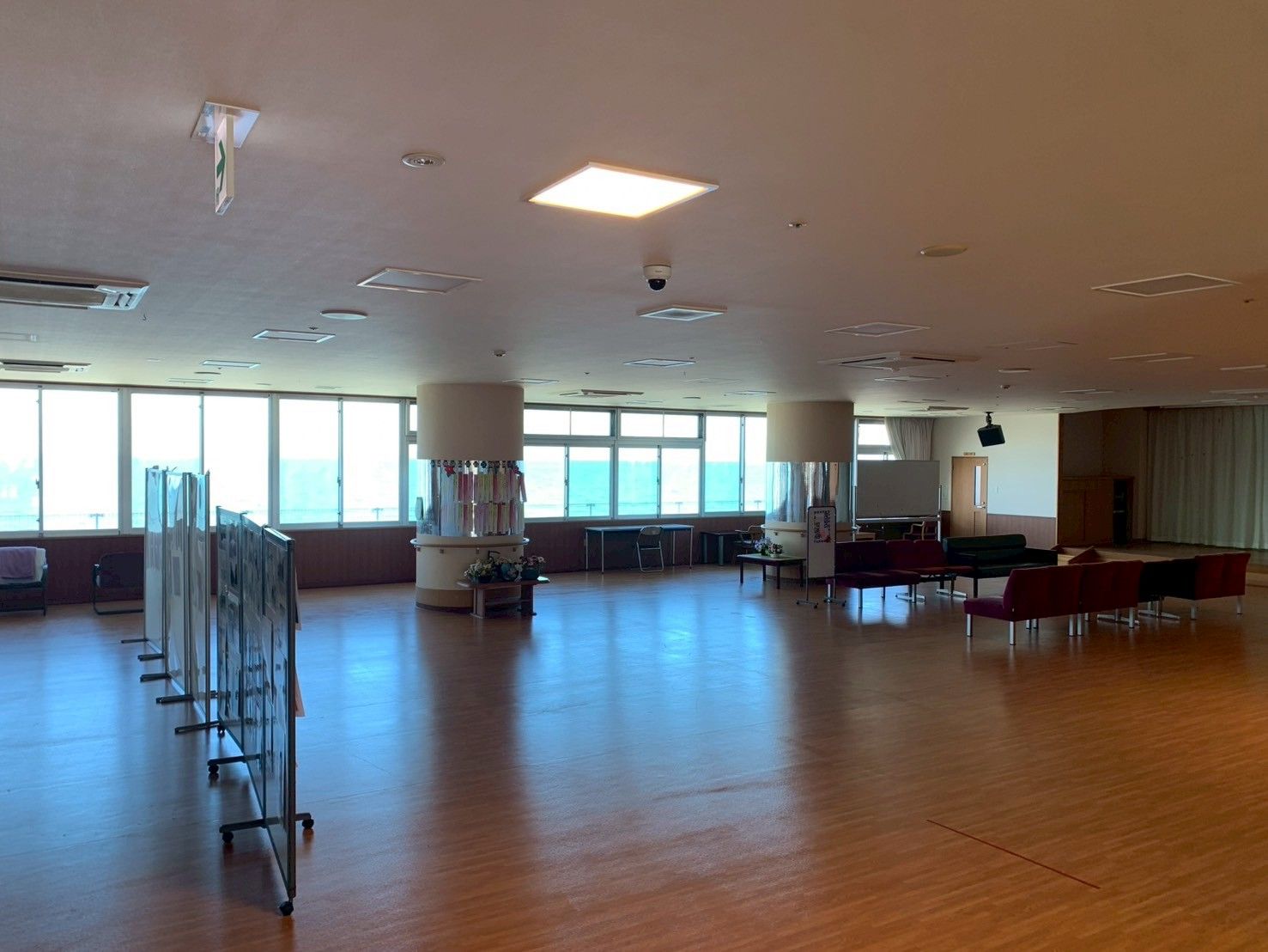 広々とした共有スペース