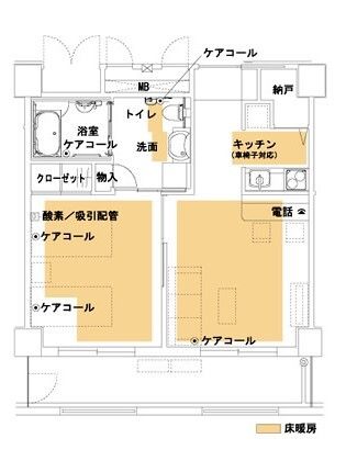 フィランソレイユ笹丘のtype-Ｓの間取り図