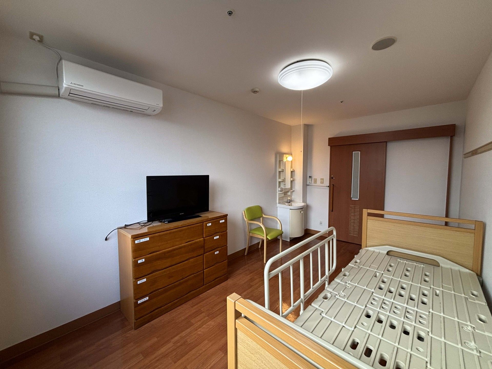 落ち着いた個室の一角