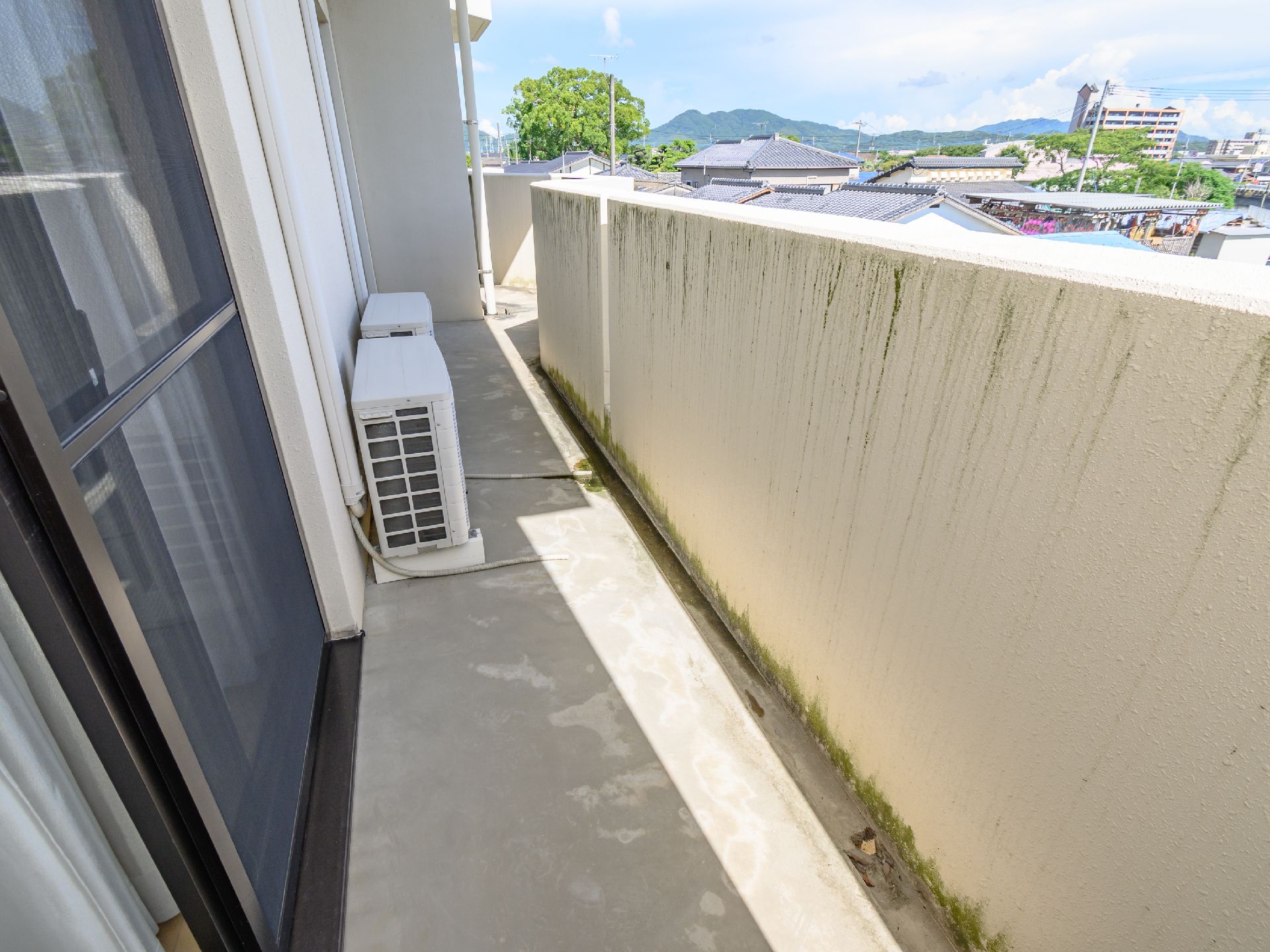 外に出ていただくと広がる、眺めの良い景色