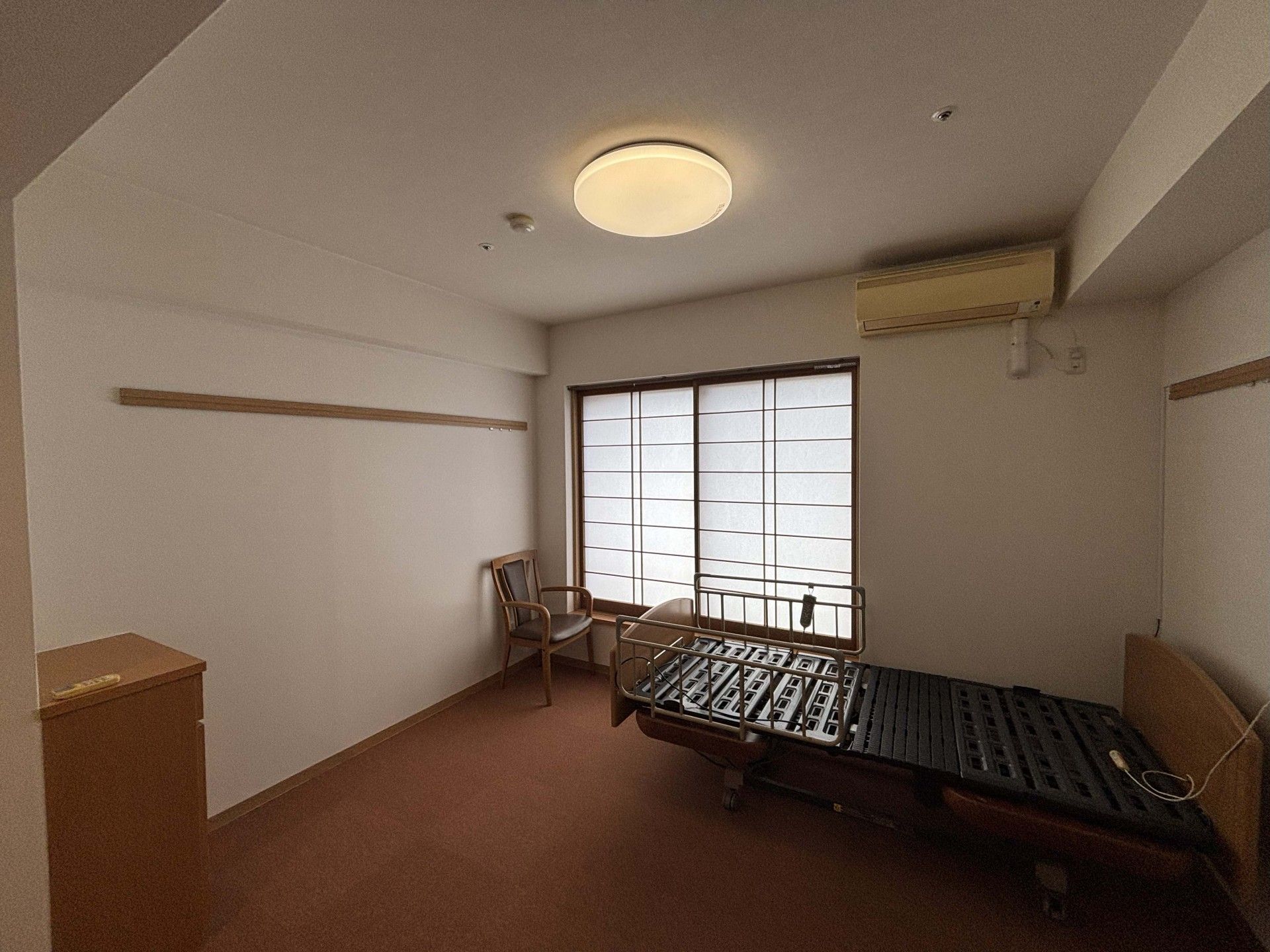 落ち着いた個室の一角