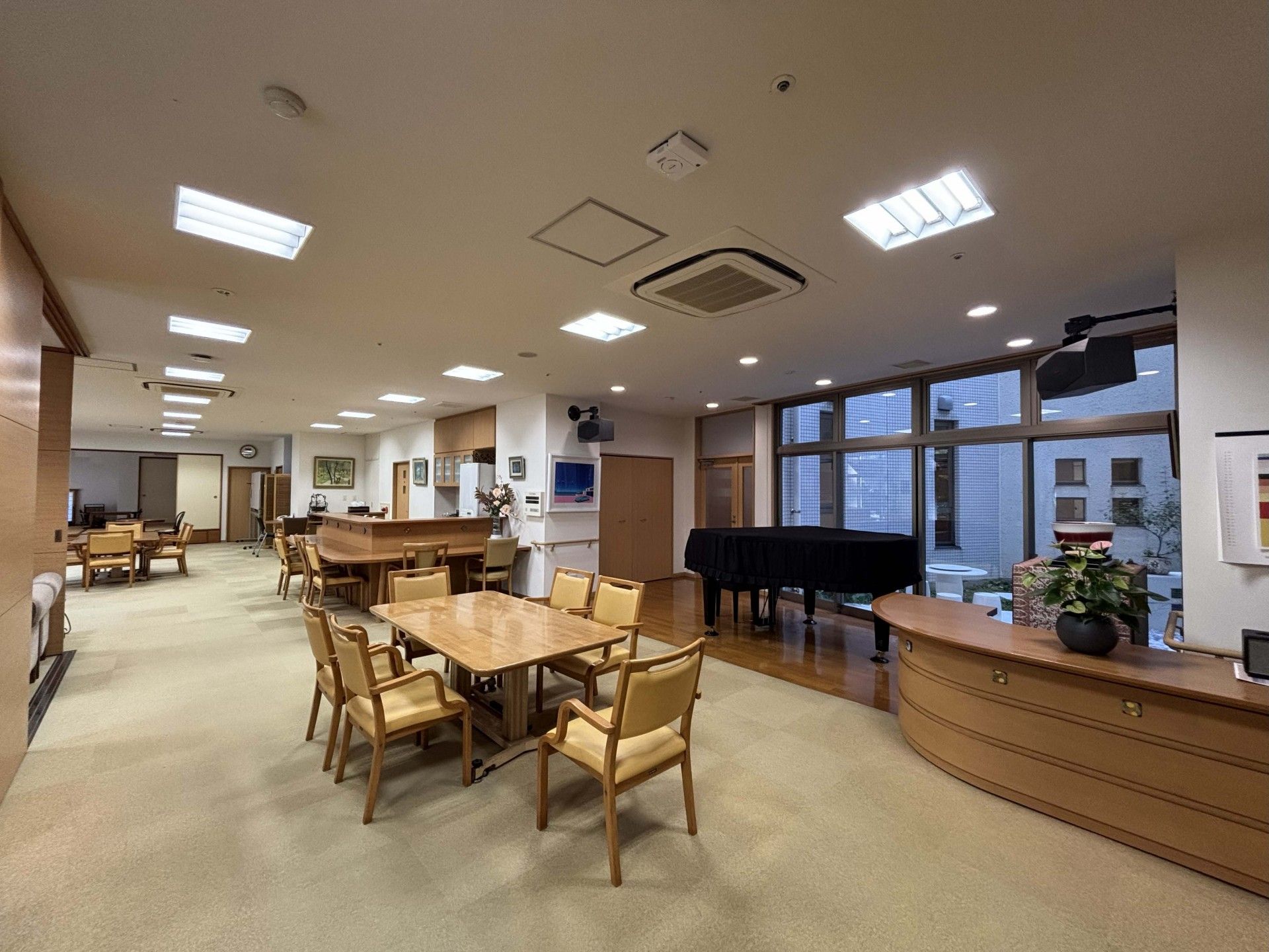 広々とした共有スペース
