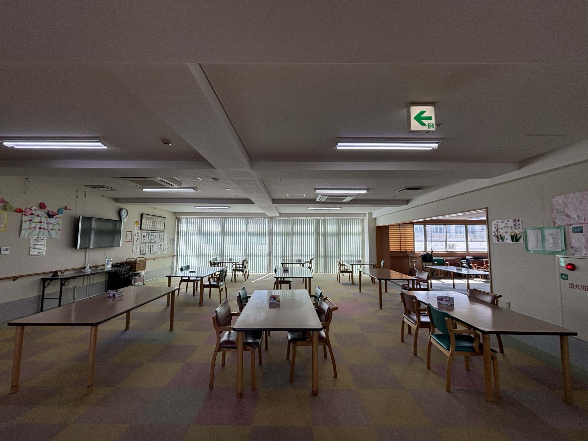 広々とした共有スペース