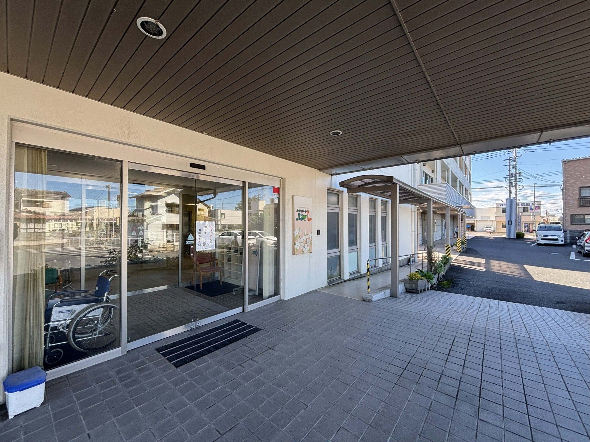 広いエントランス