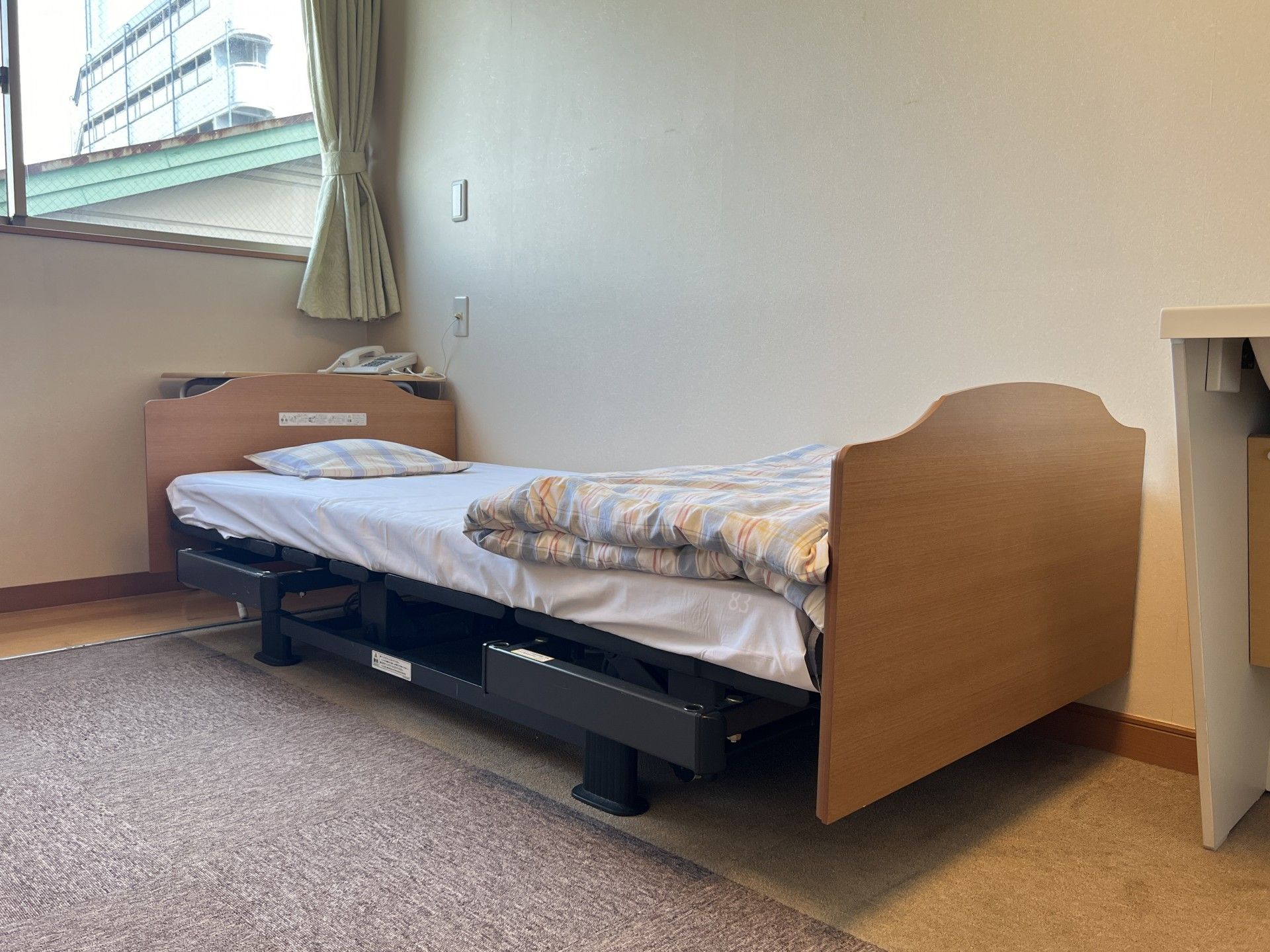 快適な個室の寝室