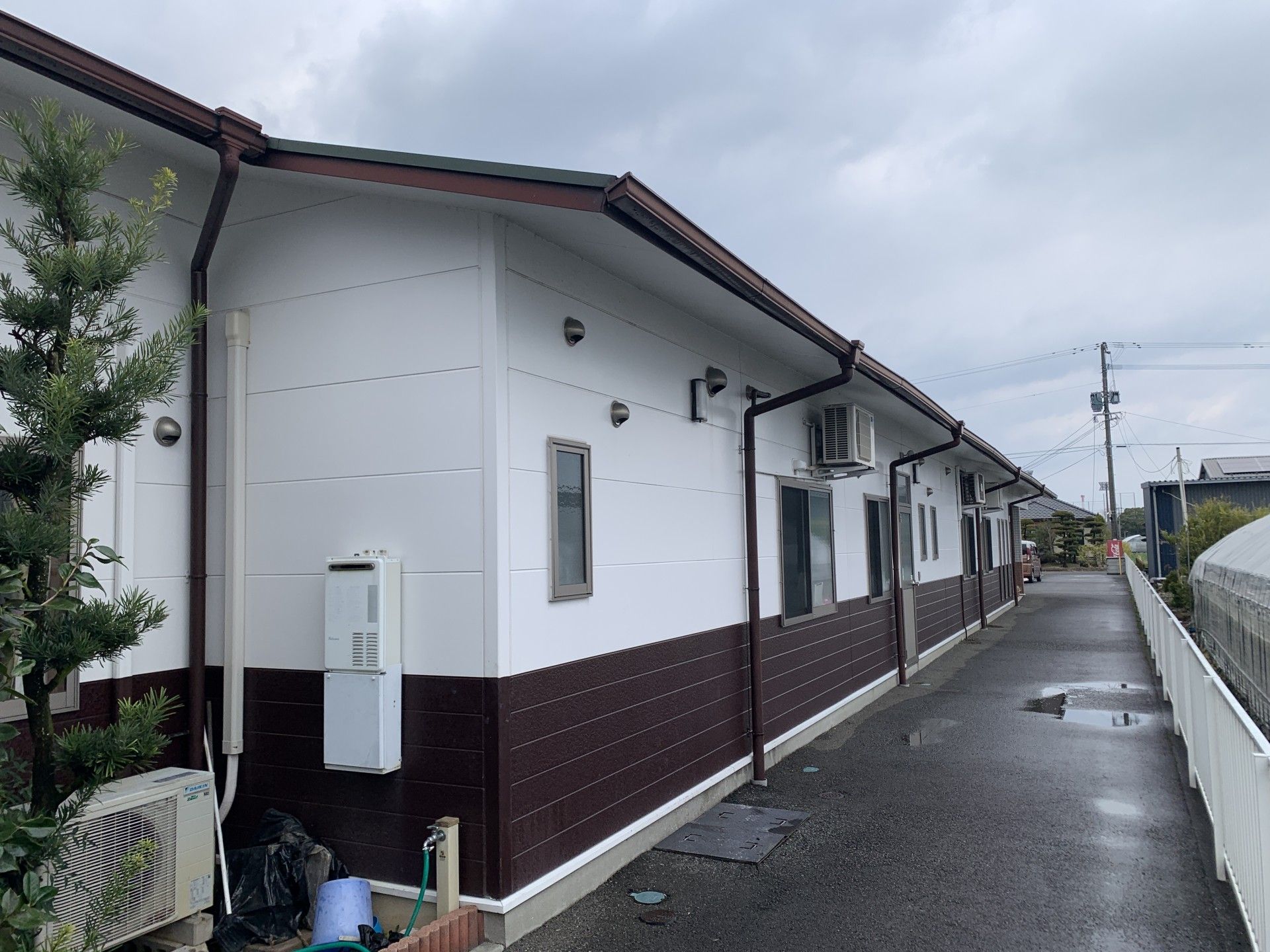外観の通路