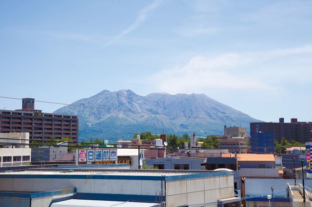 山々を望む景色