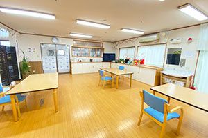 ゆったり過ごせる共有スペース