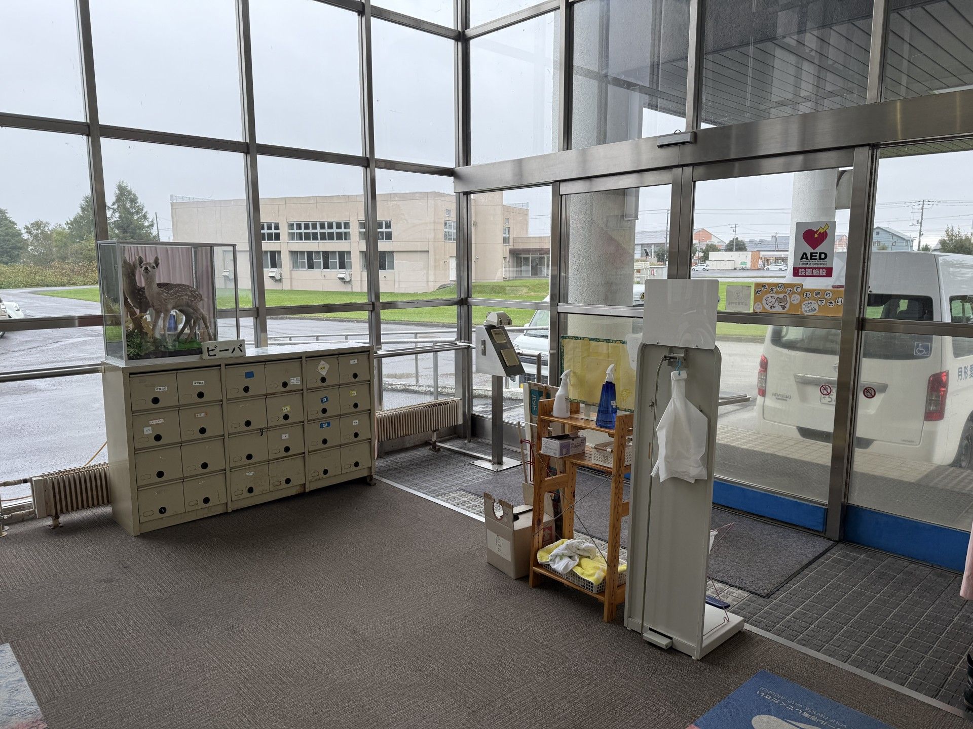 広いエントランス