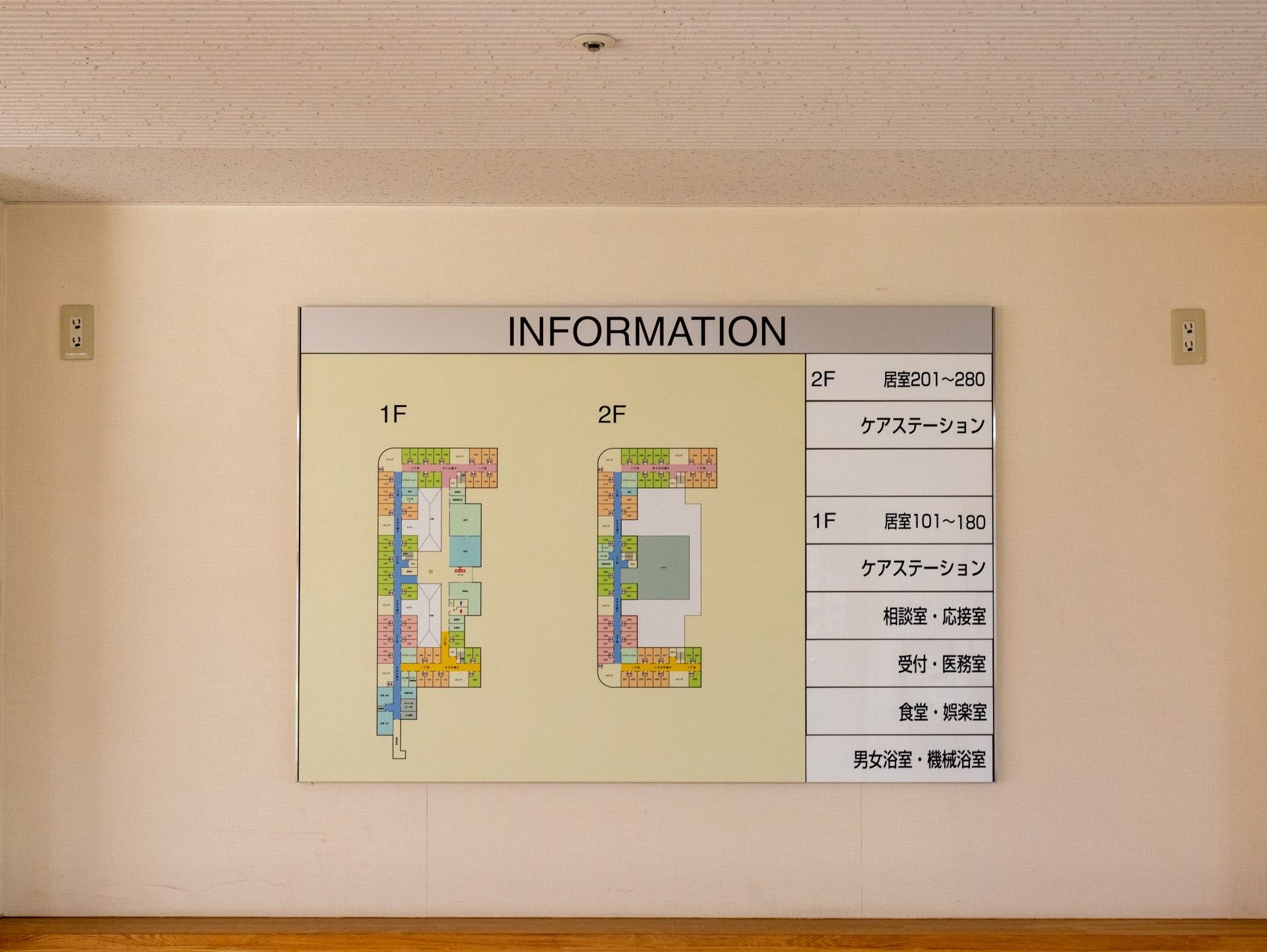 案内板の配置図
