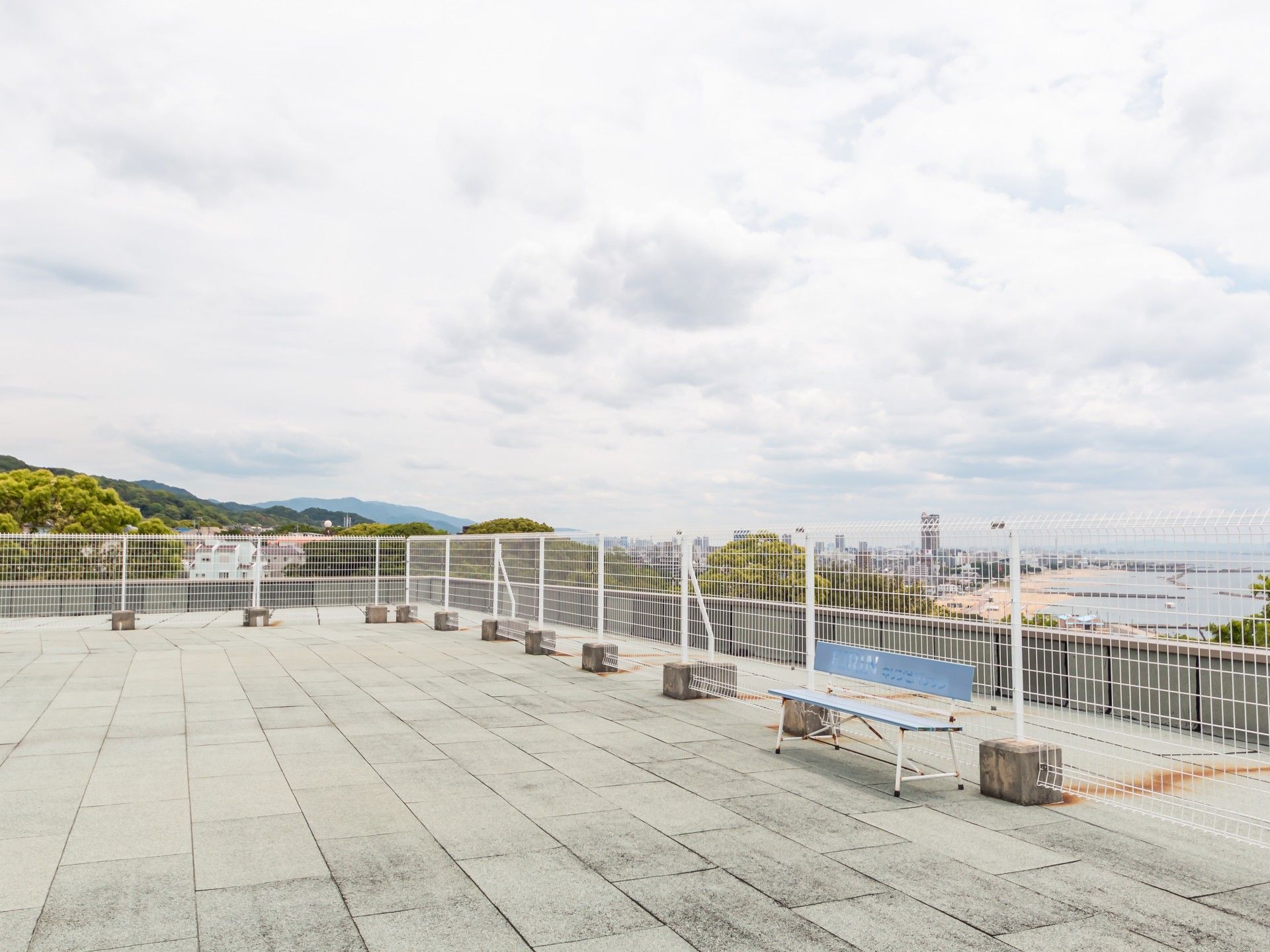 広がる景色の屋上