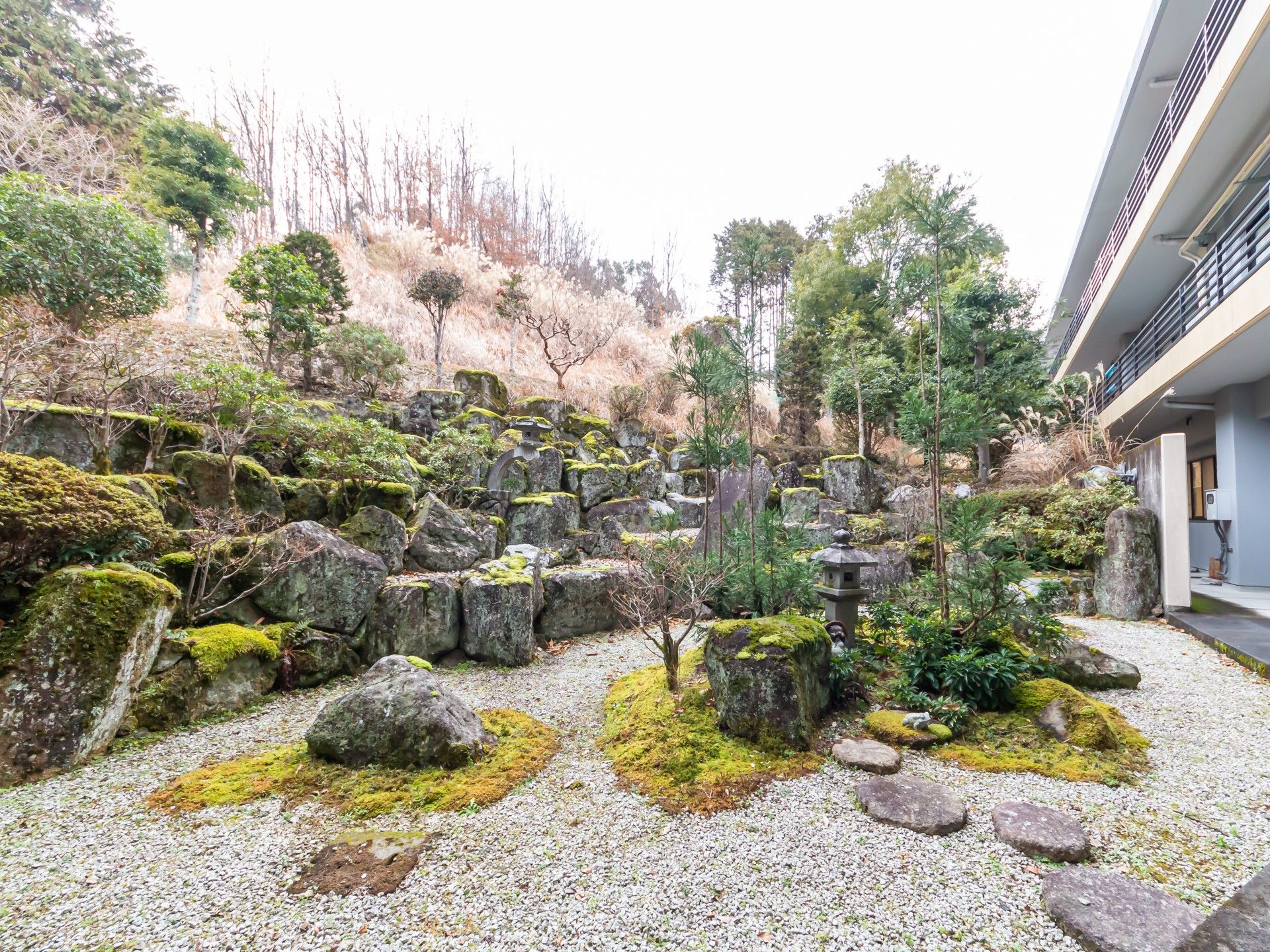 自然豊かな庭園