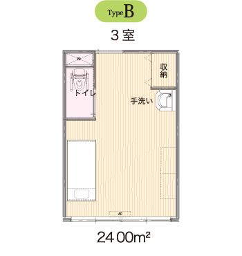 ブリエライフ狭山のTypeＢの間取り図