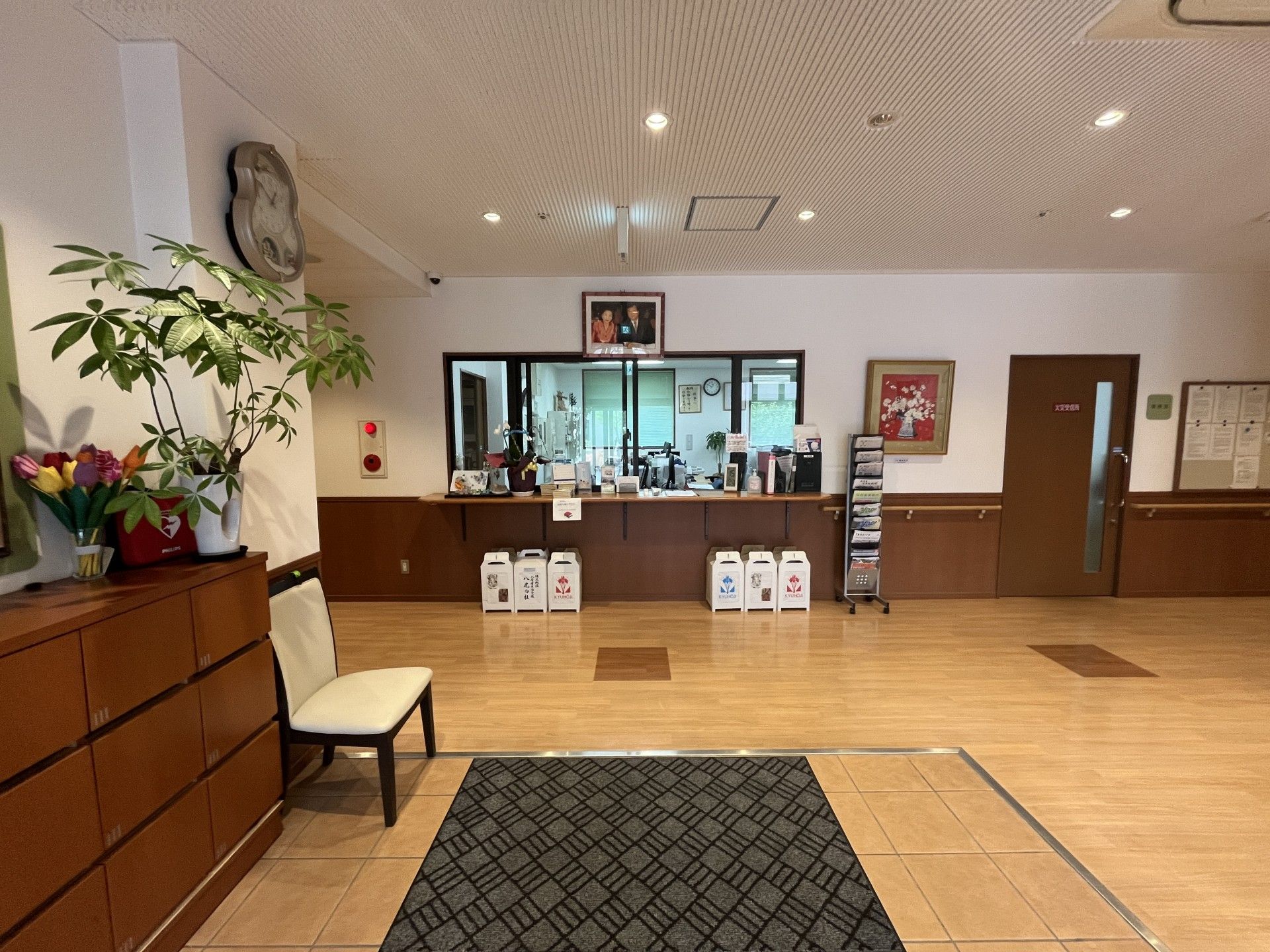 受付のあるエントランス