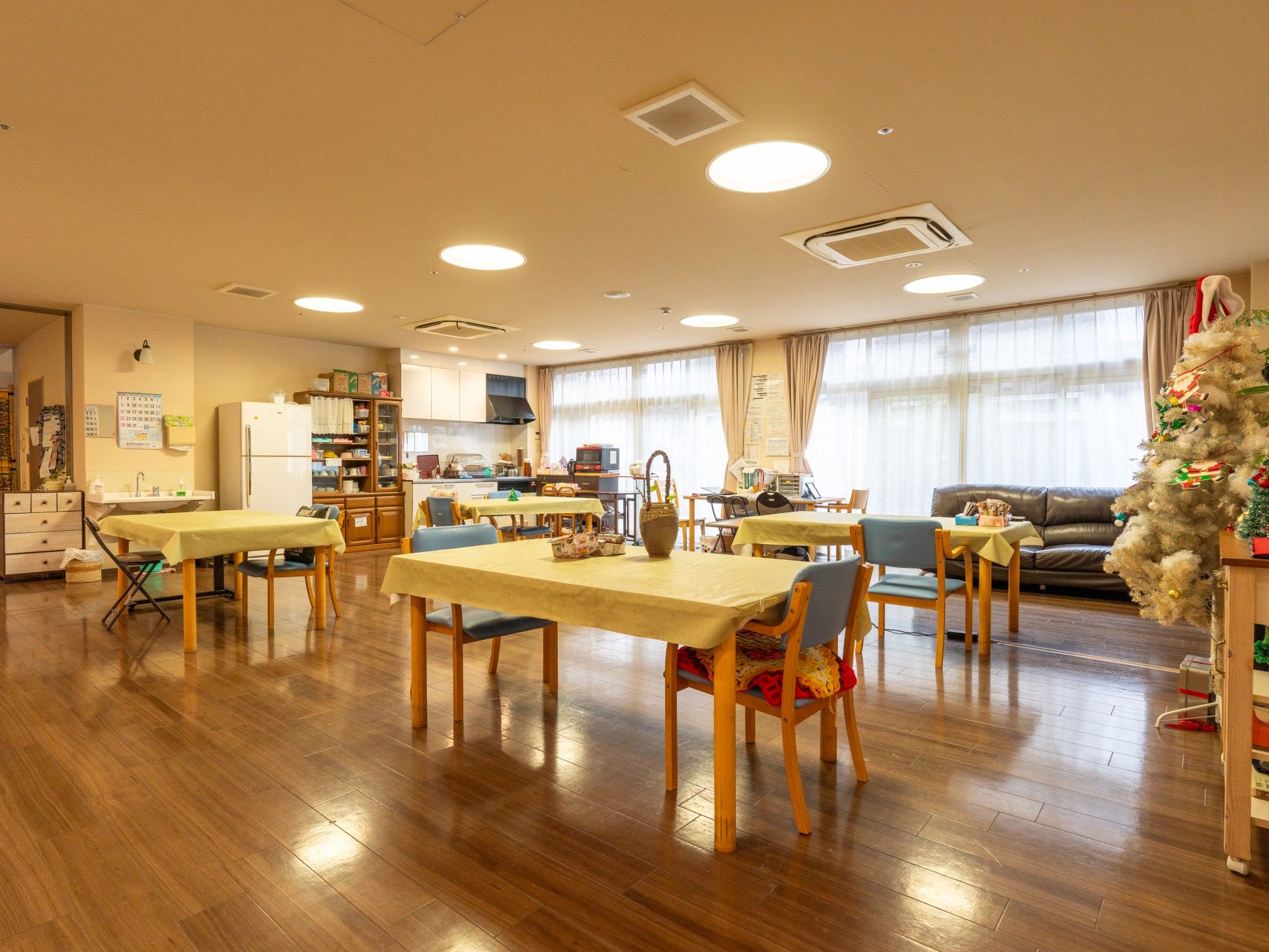 広々とした共有スペース