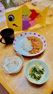 手作り感のある優しい食事