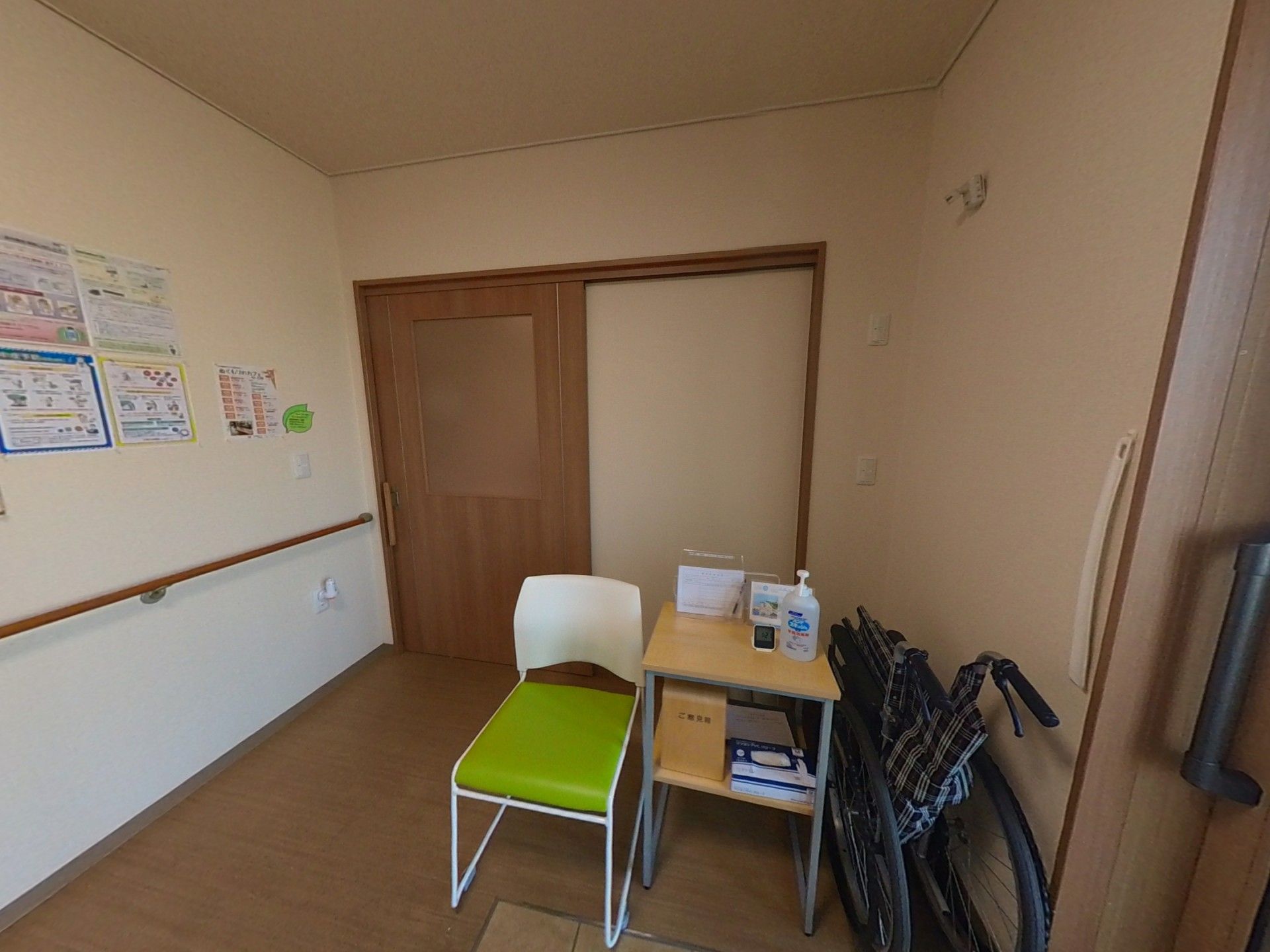 バリアフリーの居室入口