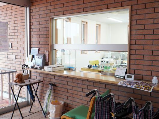 受付カウンター