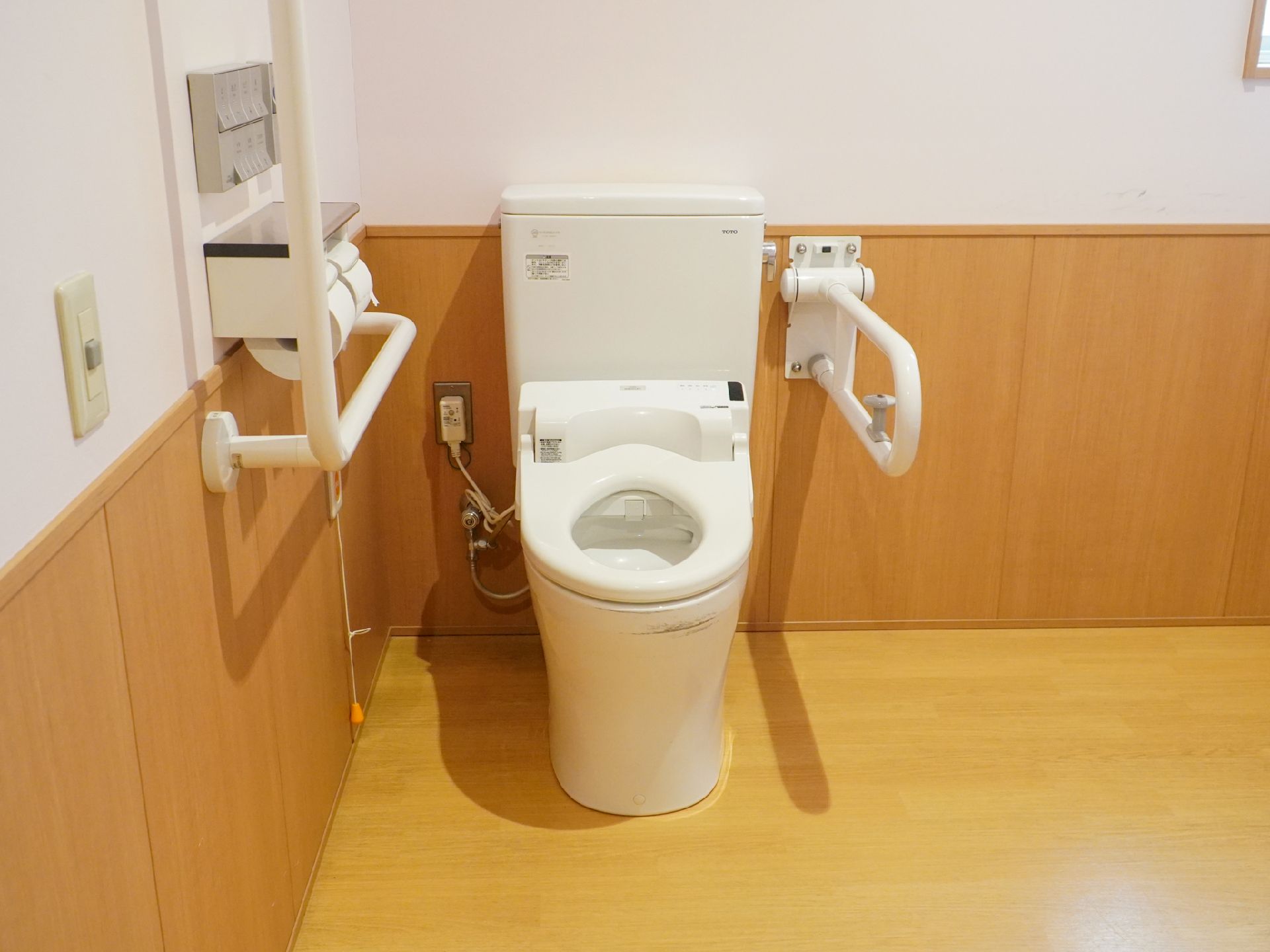 バリアフリーが施されているトイレ