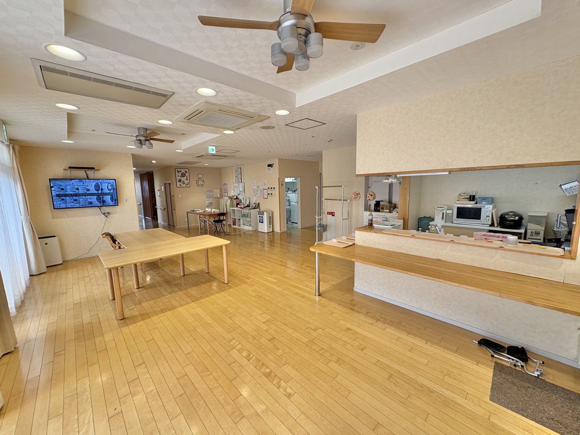広い共有スペース