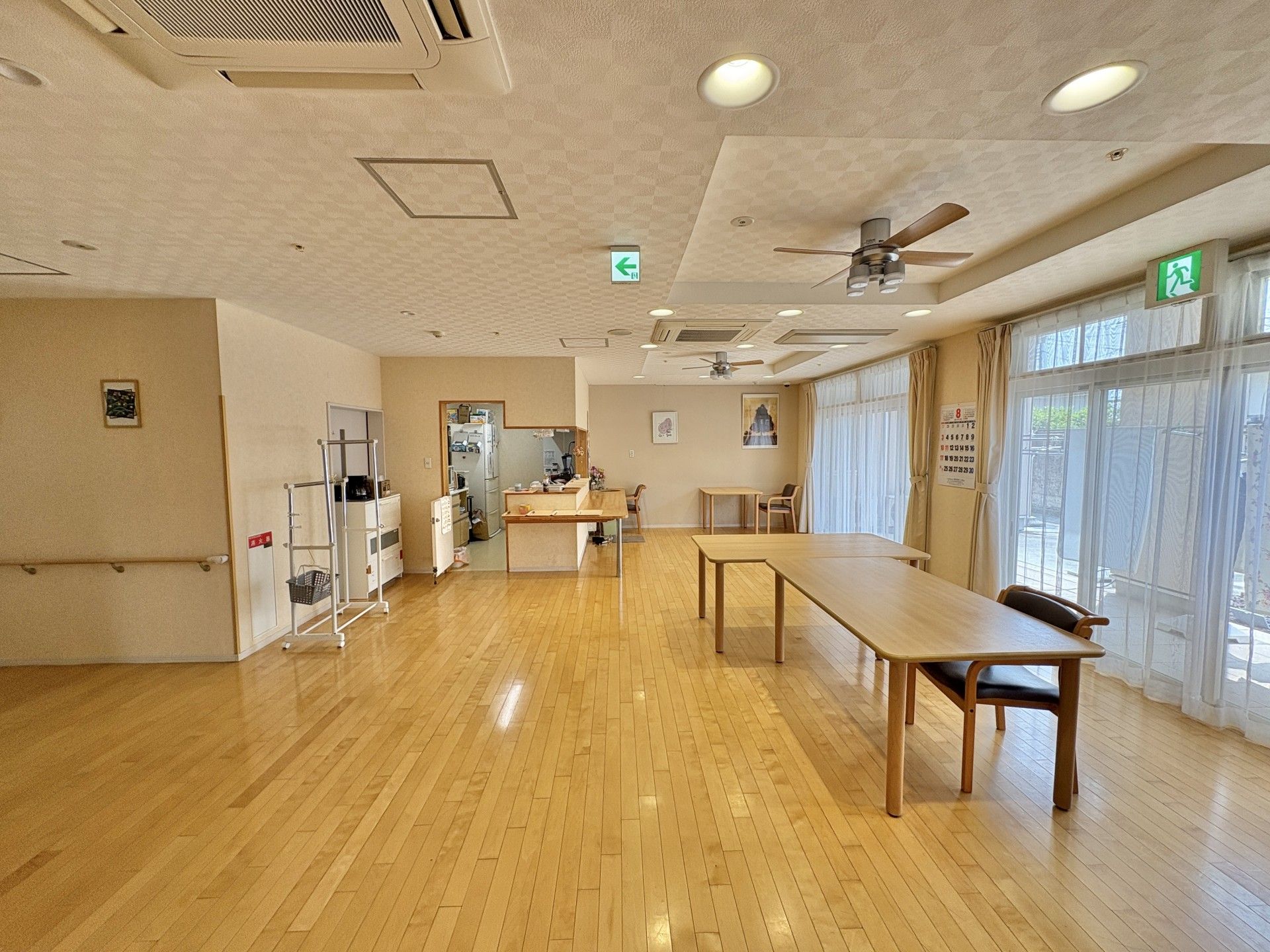 広い共有スペース