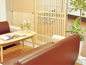 落ち着いた談話スペース