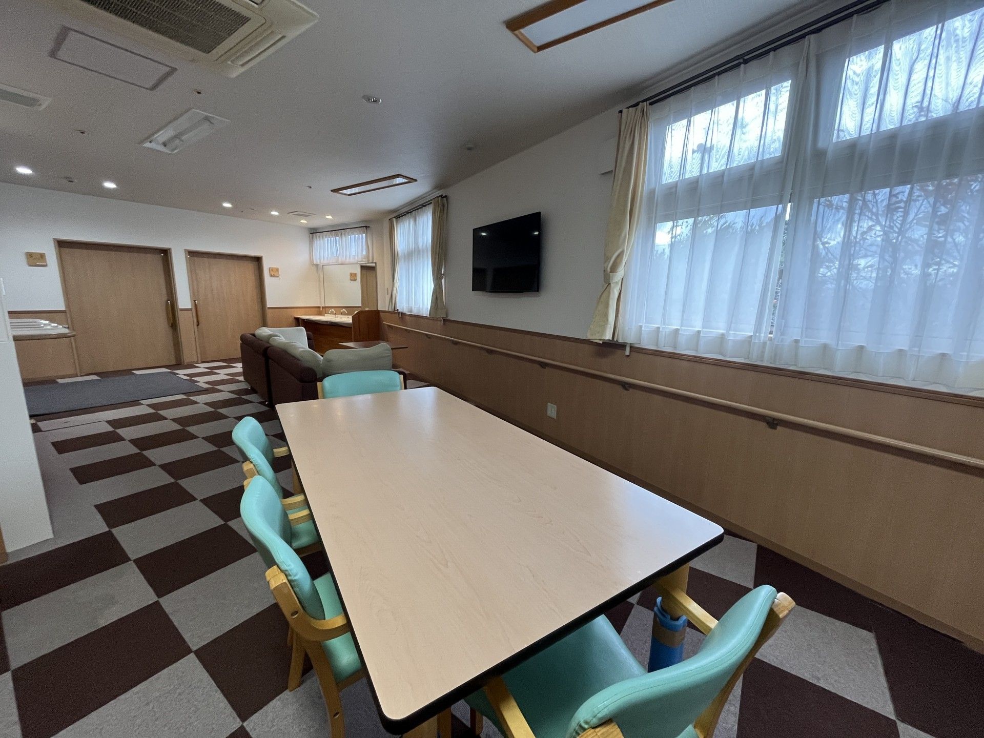 ゆったりとした共有スペース