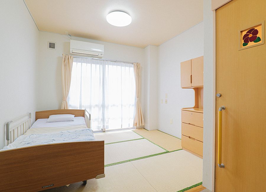 清潔な個室の一室