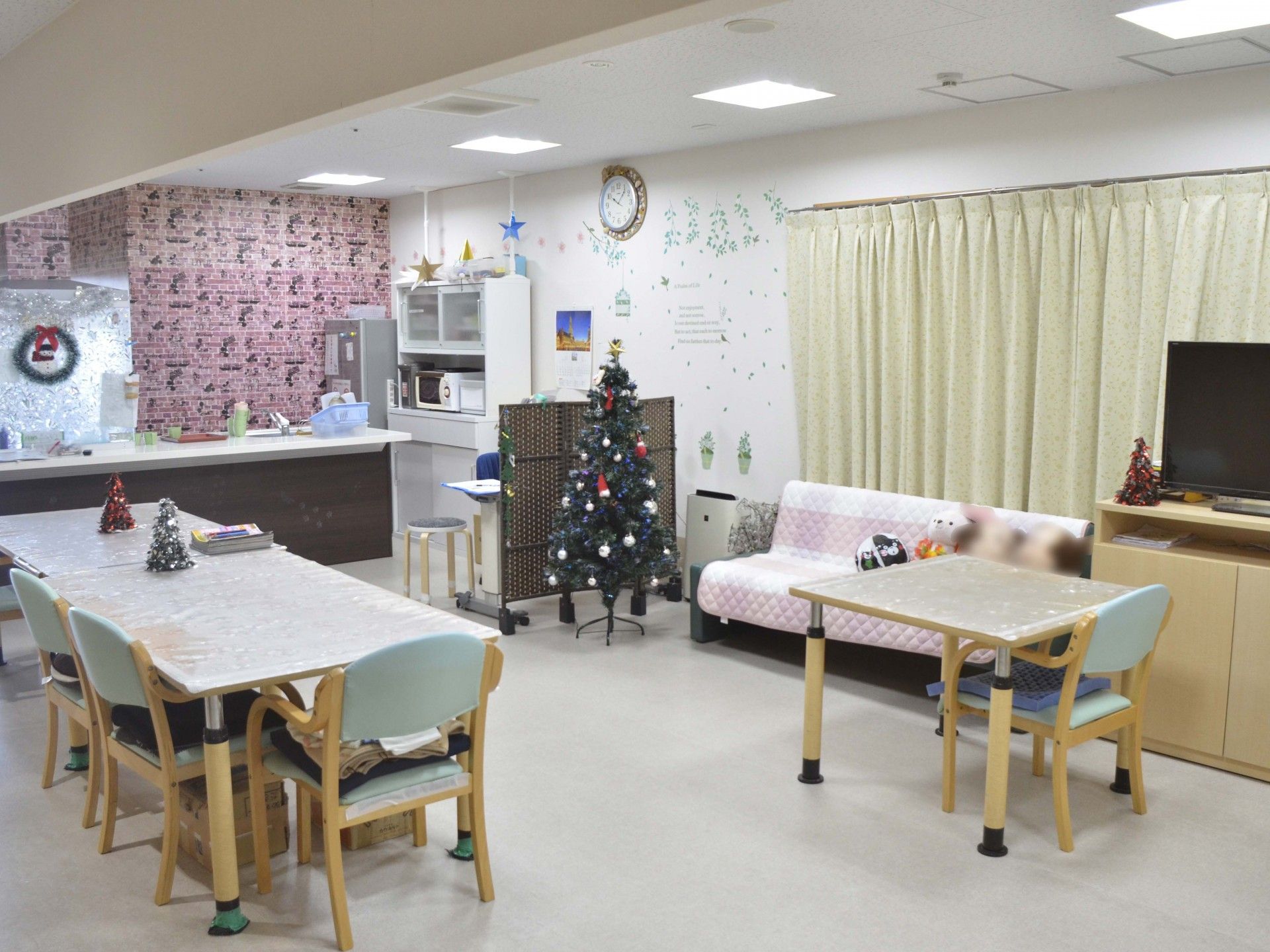 くつろぎのリビングスペース