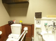 バリアフリーのトイレ設備が整った部屋