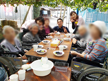 楽しい屋外での交流