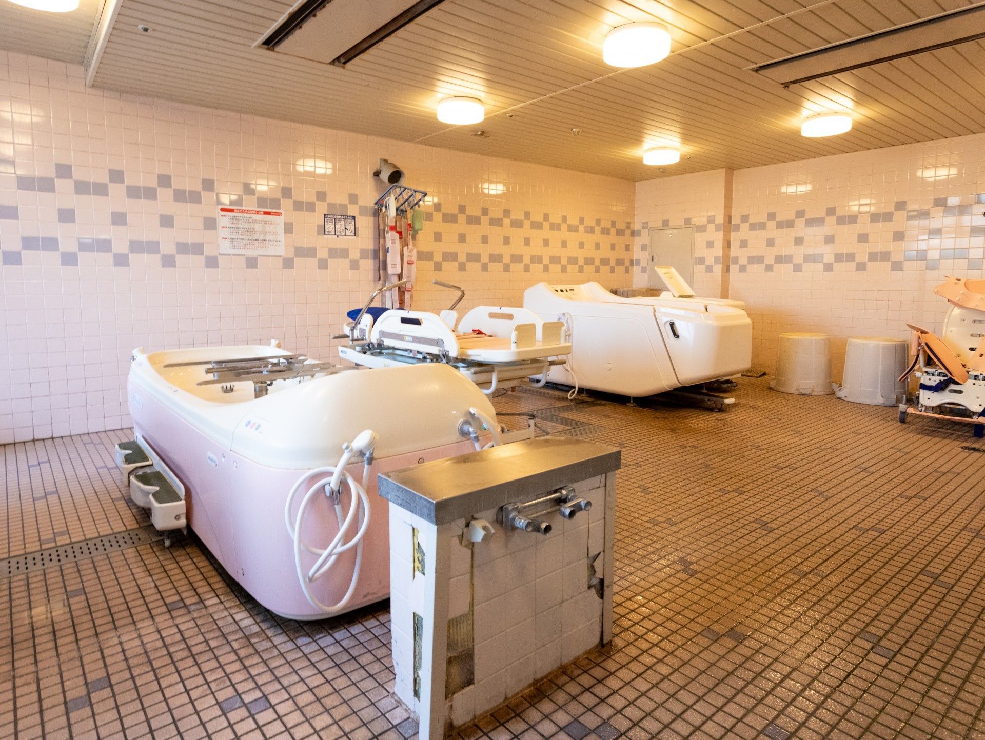 広い浴室の設備