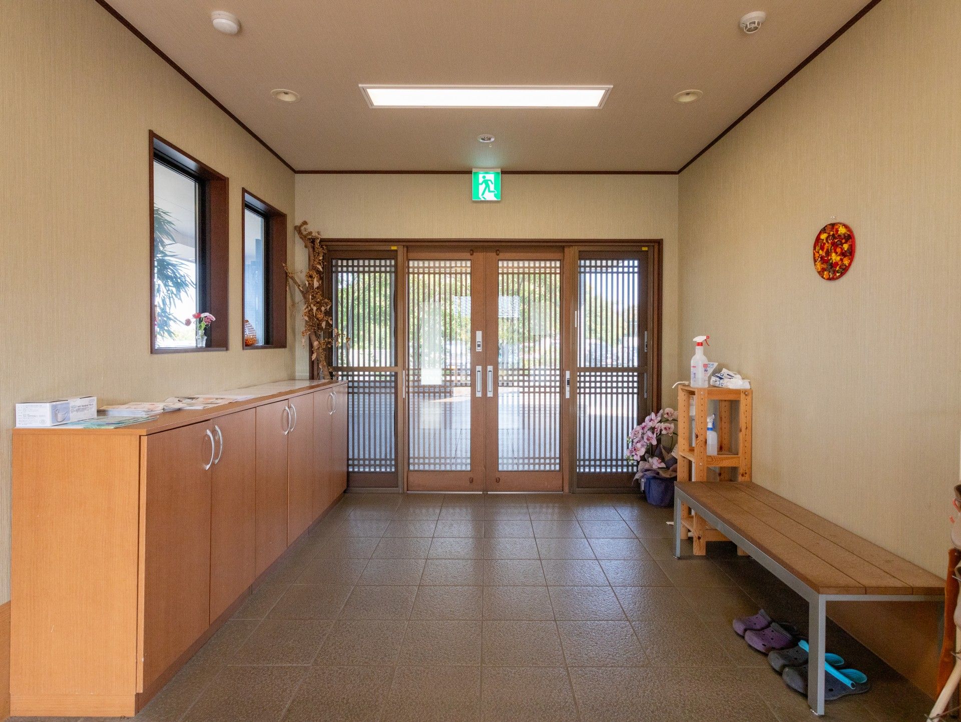 落ち着いた雰囲気の玄関