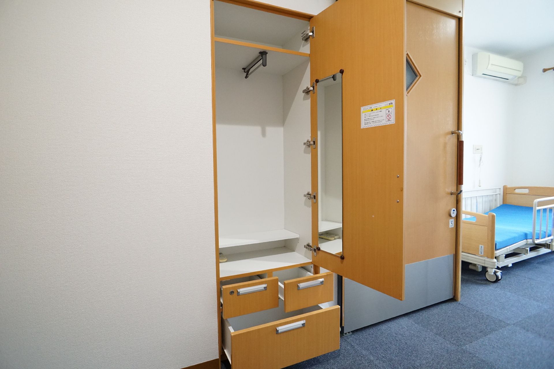クローゼットのある居室