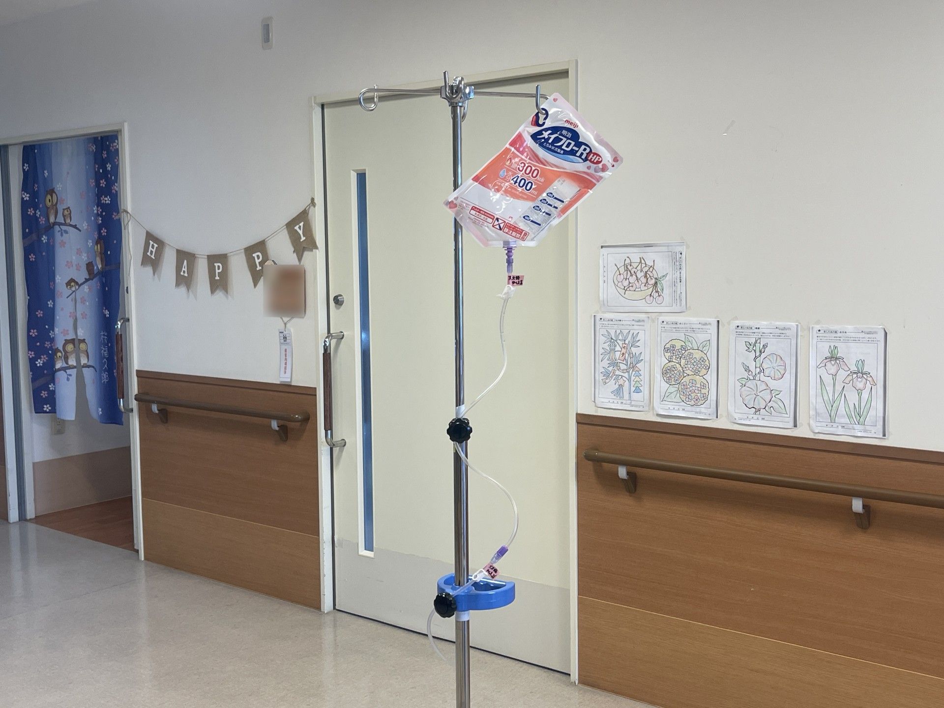 明るい廊下の様子