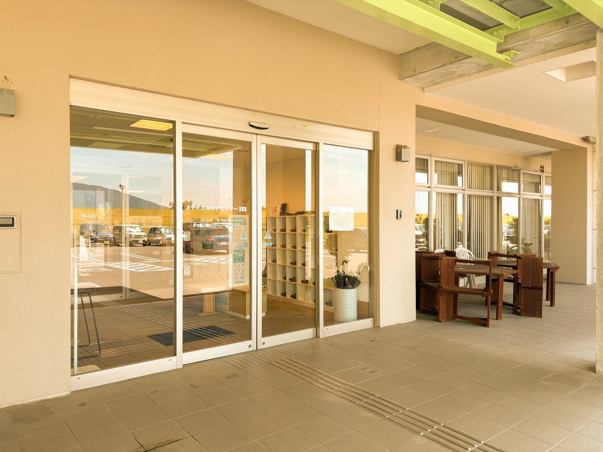 広いエントランス