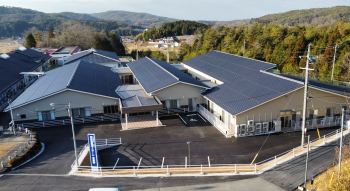 ゆったりとした施設の全景