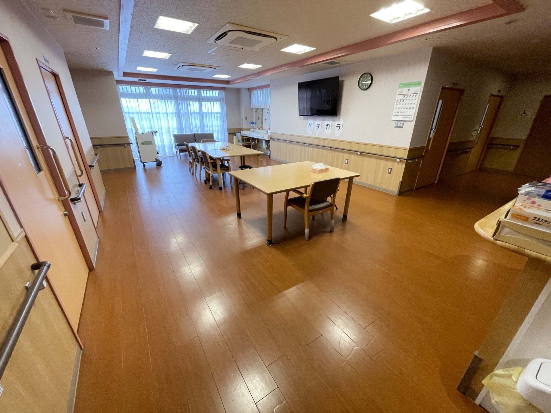 広い共有スペース