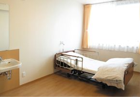 快適な個室の寝室