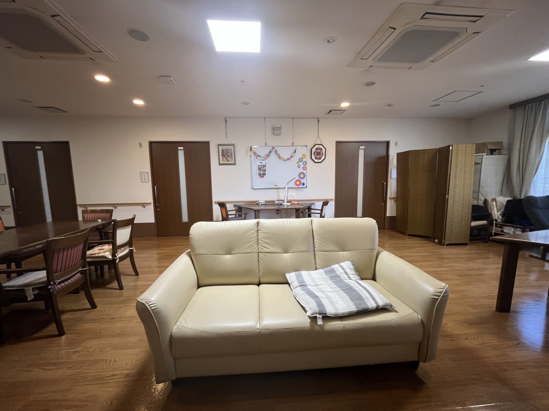 落ち着いた共有スペース