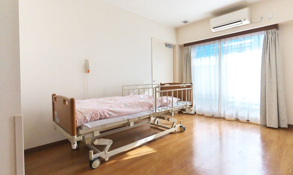 快適な個室の寝室