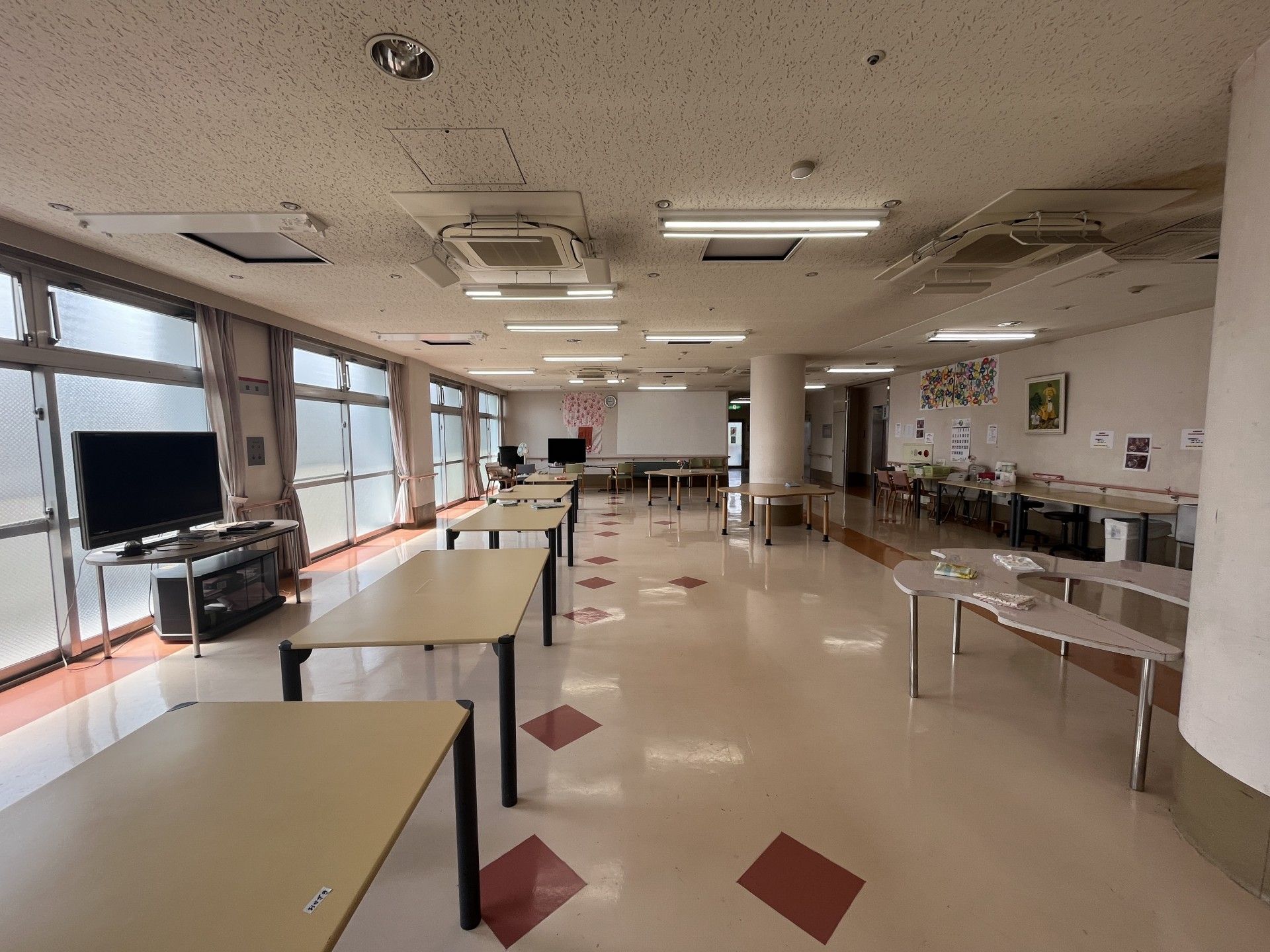 広い共有スペース