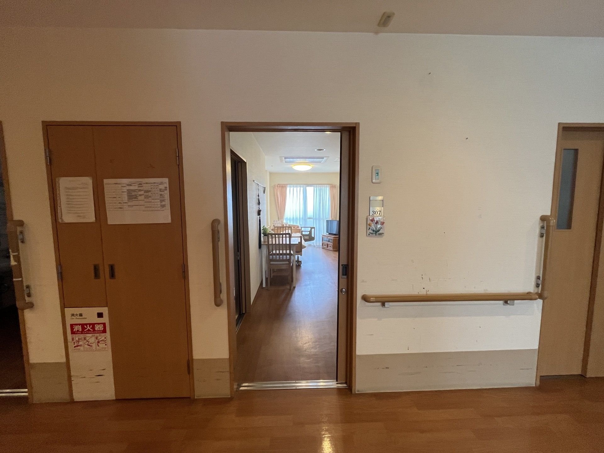 居室への入り口