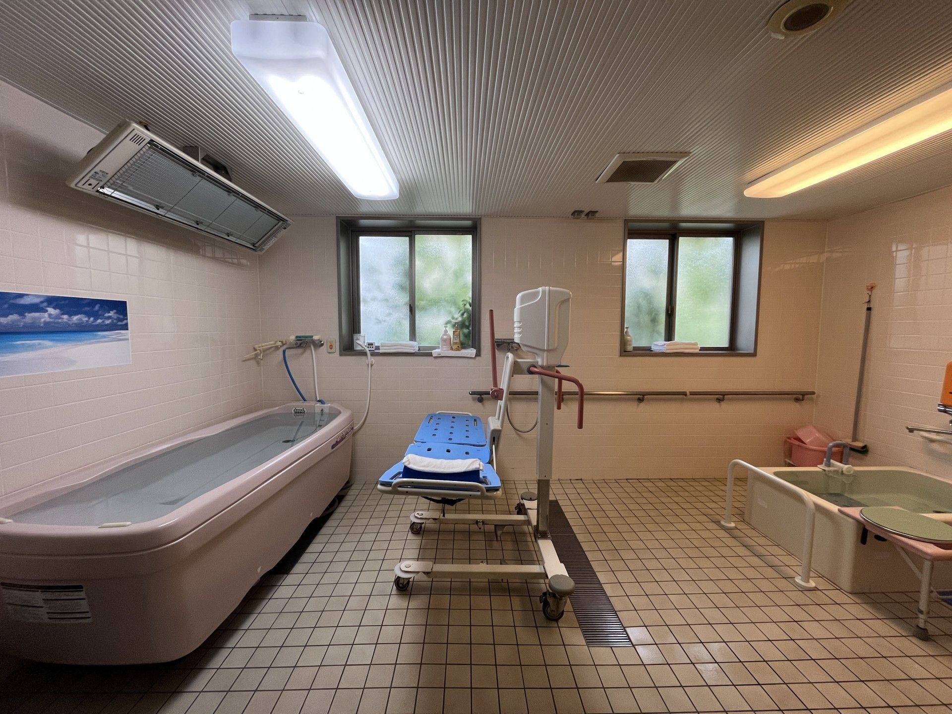 広い浴室の様子