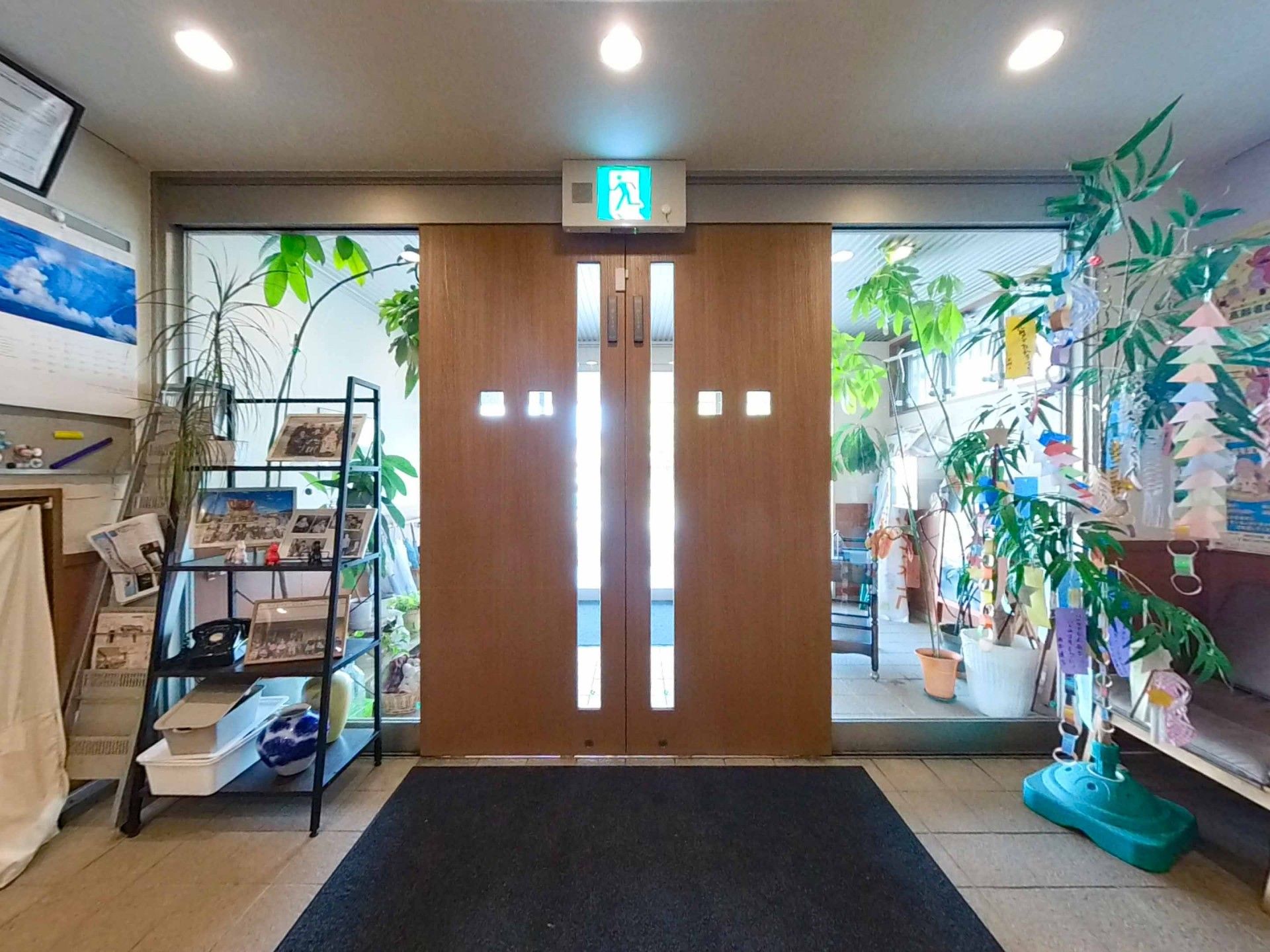 緑豊かなエントランス