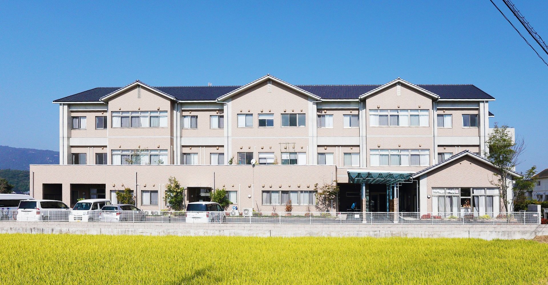 広々とした建物の外観
