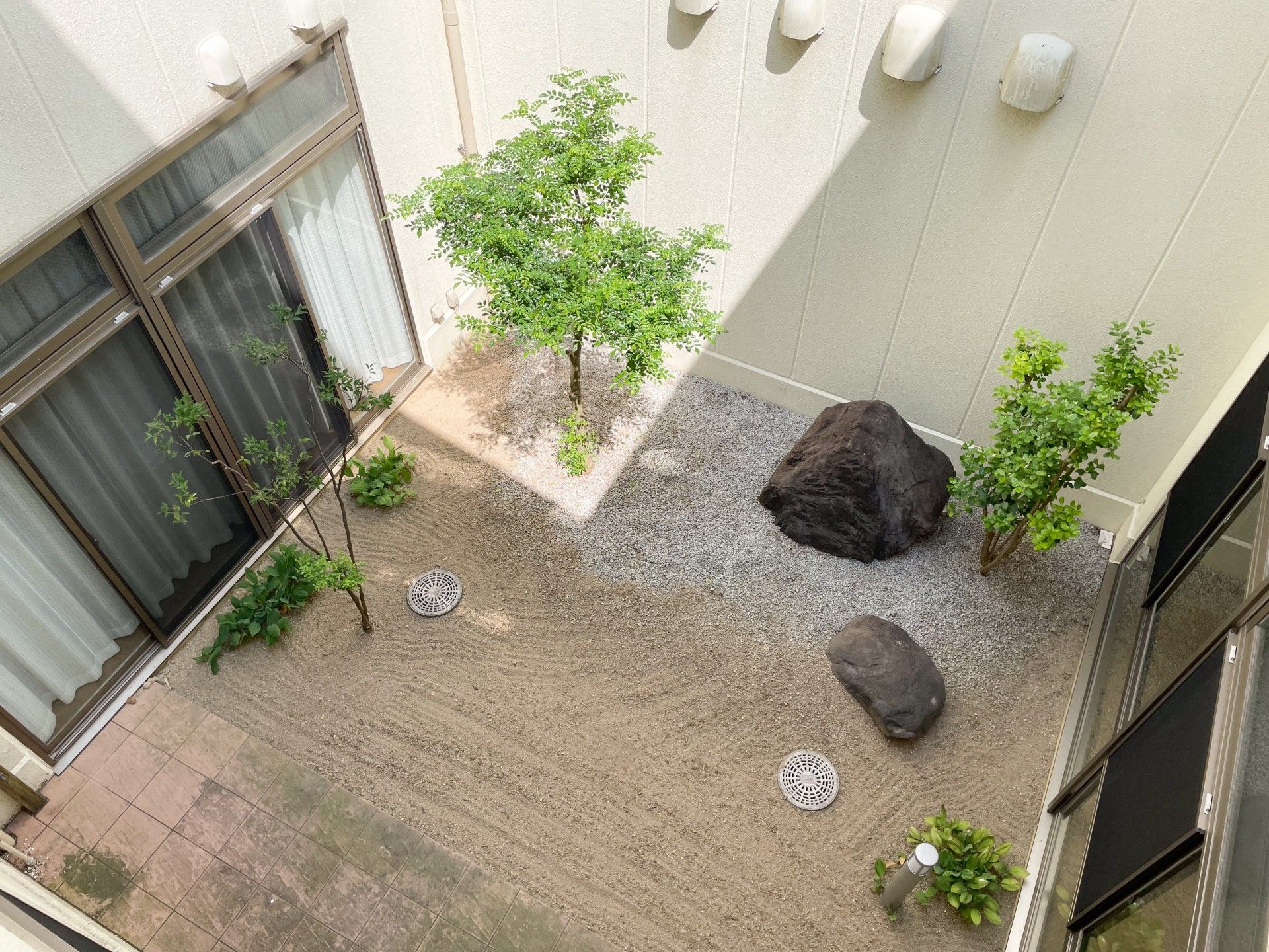 中庭の風景
