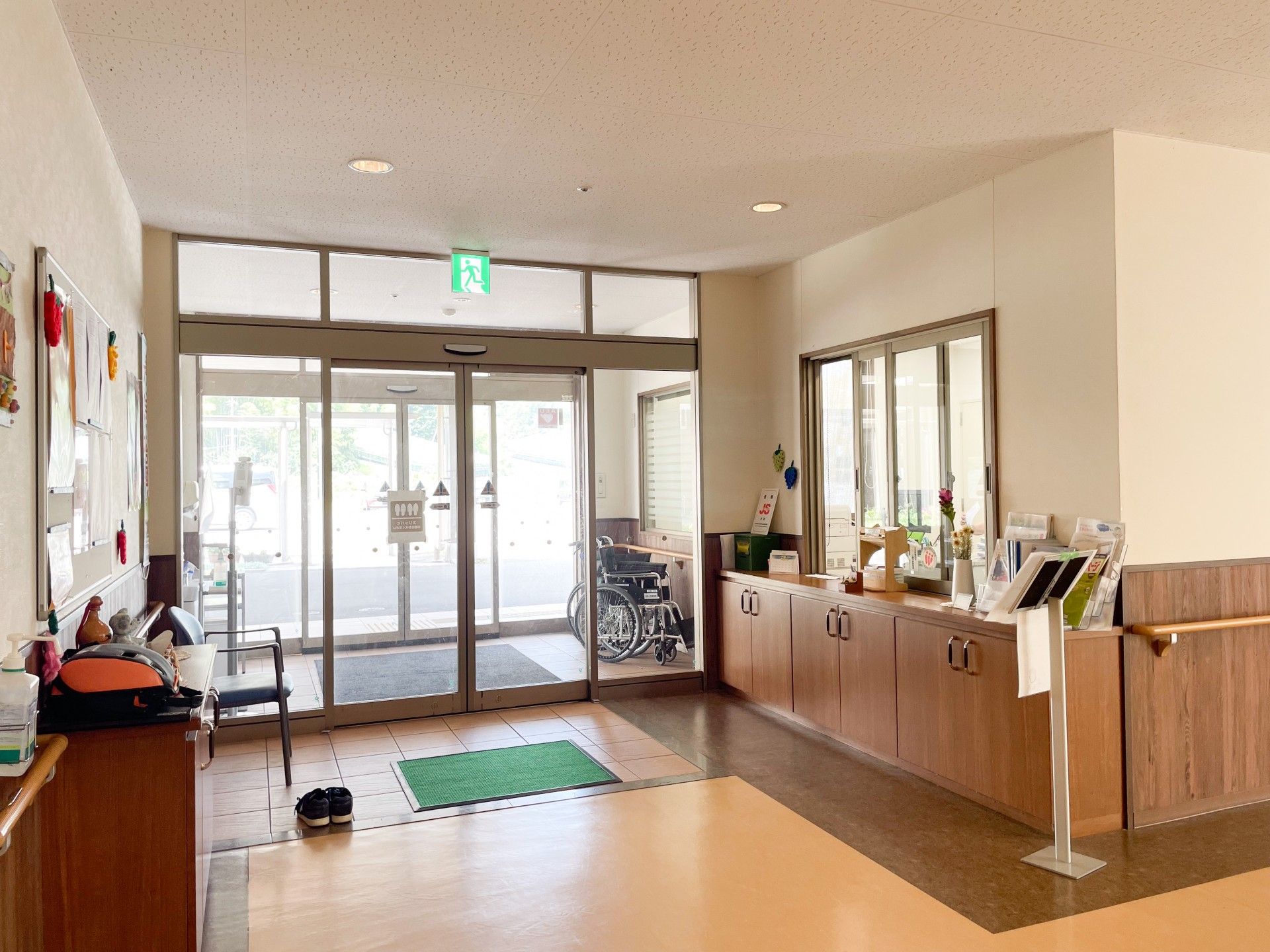 広いエントランス